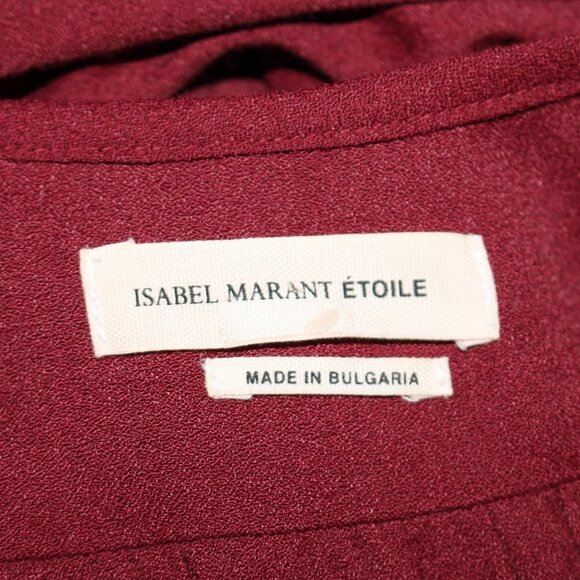 Host Pick!! 🦊🌈☘️🍕 Isabel Marant Etoile - Draped Grecian-Style Poet Dress, 34 - Picture 3 of 12